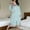 Z03, variant on Women's Long Length Robe with Zipper and Pockets for Cozy Winter Nights and Home Wear