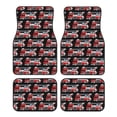 thumbnail image 1 of Kdxio Fire and Rescue Truck Print Car Floor Mats Universal SUV Front Rear Floor Foot Mats 4-Piece Full Set with Non-Slip Rubber Backing Car Accessories for Most Cars, 1 of 7