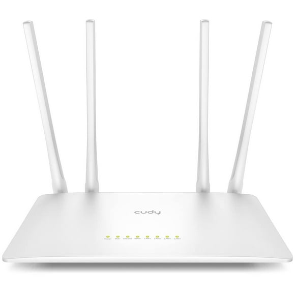 Ruteador Cudy Inalámbrico WR1200 Blanco 4 Antenas y Doble Banda Wi-Fi 5
