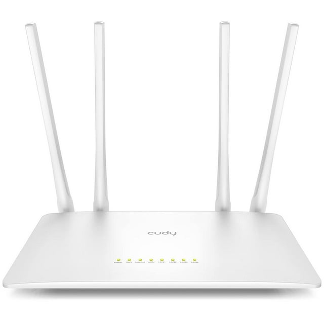 Ruteador Cudy Inalámbrico WR1200 Blanco 4 Antenas y Doble Banda Wi-Fi 5