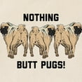 thumbnail image 2 of CafePress - Nothing Butt Pugs Tote Bag - Unisex Canvas Tote Bag, Beige, 1-Piece, 2 of 6