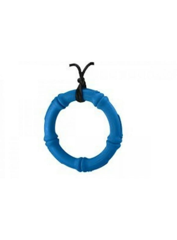 KidKusion Gummi Teething Necklace Bamboo - Color: Blue