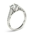 thumbnail image 3 of 14k White Gold Cathedral Design Diamond Engmt Ring 1 1/4 cttw Size 4, 3 of 4