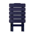 thumbnail image 4 of Camco Large Adirondack Portable Outdoor Folding Side Table, Perfect for the Beach, Camping, Picnics, Cookouts and More, Weatherproof and Rust Resistant - Navy Blue (51693), 4 of 9