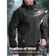 thumbnail image 4 of Chaqueta Impermeable para Hombre FREE SOLDIER Exterior Negra Talla L, 4 of 8