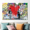 thumbnail image 4 of Love Is The Answer Art, Abstract Artwork, Banksy Wall Art, Graffiti Printed Canvas, Street Canvas Art, 3D Printed Canvas, Framed Wall Decor, Home Decor, Canvas Wall Decor - 3P-Gallery Wrapped, 4 of 9