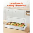 thumbnail image 4 of VEVOR Countertop Food Serving Display Container Condiment Dispenser Tray with Lid, 4 of 9