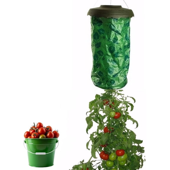 Keyasia Upside Down Tomato Planter Grow Bags for Plants, Herbs, Tomatoes, Hot Peppers, Vegetables, Green