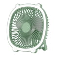 thumbnail image 2 of Ventilador de escritorio perfecl portátil con luz nocturna funcionamiento silencioso Verde, 2 of 8