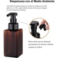 thumbnail image 2 of Dispensador de Jabon 4 Paquetes, Dispensador de Jabon Baño, Dispensador de Shampoo para Regadera Plástico, Dispensador de Shampoo y Acondicionador Recargable (Marrón), 2 of 4