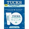 3 Pack Tucks Multi-Care Relief Kit Lidocain 5% Cream and Witch Hazel Pads
