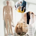 thumbnail image 2 of FDW 38"x30"x73" Polypropylene Adjustable Mannequin with Rotating Head & Arms, 2 of 7