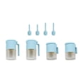 thumbnail image 4 of Accesorios para tarros de cristal, tarros, jarra de aceite, casa de muñecas, mini accesorios de cocina, miniaturas de casa de muñecas para juego de cocina, micropaisaje Azul Hugo Mini botellas de condimento, 4 of 10