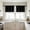 Black-Free Size/BK, variant on Double Sided Waterproof Sun Shade Half Curtain Set 2 Panels Non Glossy Pole Pocket Small Window Treatment for Kitchen Sink Cabinet 16x34in
