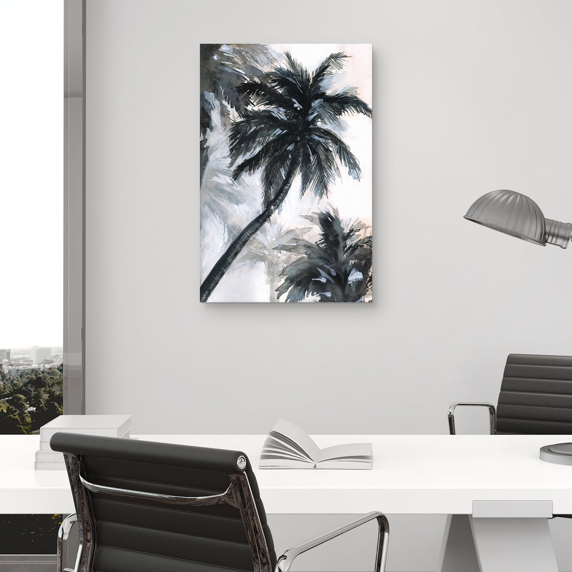 Silent Palms by Willowbrook Fine Art Canvas Art Print