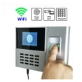 thumbnail image 1 of 2000mAh Battery Option Fingerprint Time And Attendance Machine System Card Employee Electronic Time Clock Management System ,Accurate Calculations, 1 of 7
