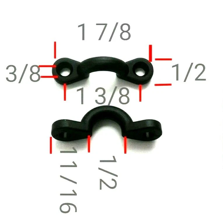30 Kayak Pad Eyes - Pad Eye - Bungee Fishing Accessories Boats Deck Loops