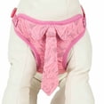 thumbnail image 6 of Pet Life ® 'Chichi Shaggy' Mesh Reversed Adjustable Fashion Dog Harness W/ Shaggy Neck Tie, 6 of 9
