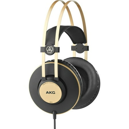 AKG K92 Closed-Back Headphones - Stereo - Wired - 32 Ohm - 16 Hz 22 kHz - Gold Plated - Over-the-head - Binaural - Circumaural - 9.84 ft