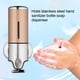 thumbnail image 3 of Dispensador de jabón de acero inoxidable Soporte de caja de jabón de 500 ml Soporte de caja de jabón de lavado corporal manual Caja de plástico Accesorios de baño para Hotel Gold Inevent HA011286-03B, 3 of 7
