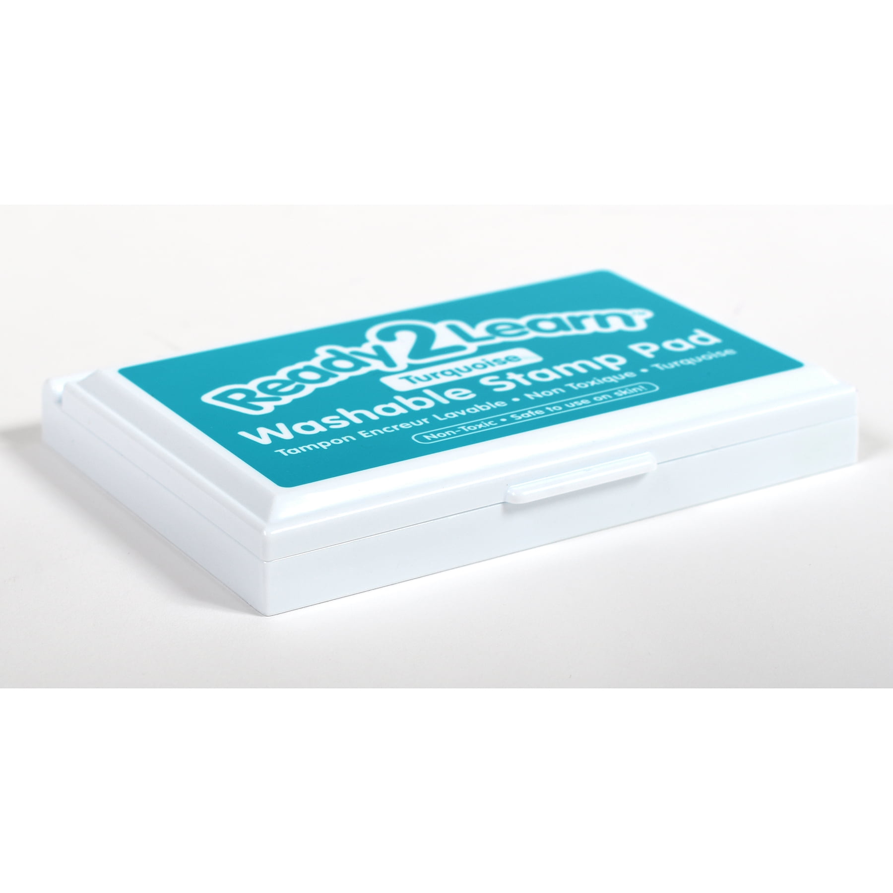 READY 2 LEARN Washable Stamp Pad - Turquoise - Pack of 6