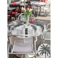 thumbnail image 5 of Outdoor Tablecloth with Umbrella Hole for Patio/Picnic/Party/Camping, Black Palm Tree Waterproof Table Cloth Round Cover Washable, Tropical Summer Coastal Vintage Gray (Dia 54"), 5 of 9