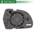 thumbnail image 2 of Reemplazo de cristal de espejo lateral izquierdo Unique Bargains para Audi A3 A4 A6 A8 Q3 para Audi A5 2007-2011 para Skoda Octavia II 2009-2012 No.4F0857535AF Convexo Calentado, 2 of 6