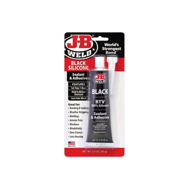 J B Weld 31319 Rtv Silicone Sealant And Adhesive   Black   3 Oz