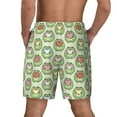 thumbnail image 4 of Uemuo Cute Chubby Frog Pattern Mens Swim Trunks Quick Dry Board Shorts with Mesh Lining, Stretch Beach Shorts Quick Dry No-Chafing Board Shorts-X-Large, 4 of 9