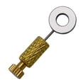thumbnail image 3 of Aguja de posicionamiento de sutura de cuero hecha a mano Aguja fija de sutura de cuero para bricolaje Localizador de sutura Aguja de sutura, 3 of 5