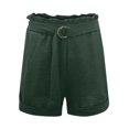 thumbnail image 2 of Abcnature Plus Size Shorts, Womens Athletic Shorts, Fashion Women Sweat Shorts, Summer Casual Loose Pocket Solid Pockets High Waist Short, Comfy Beach Shorts, Cycling Sport Shorts Army Green S, 2 of 5