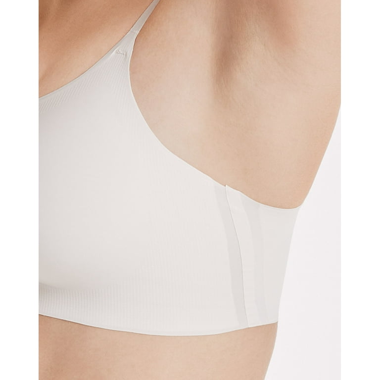 Hanes Womens Ultimate Lightweight Comfort Wirefree Bra, L, Light Buff Dot  Print