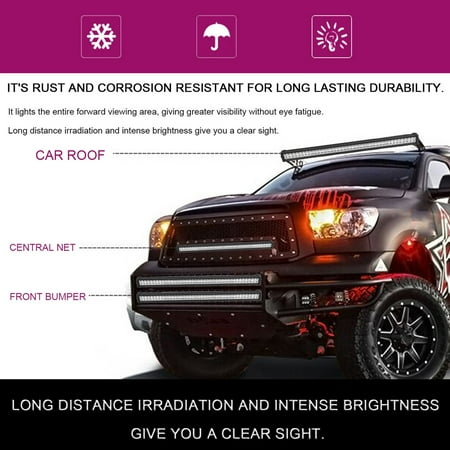 Durable Car Flood Lamp 42 Inch LED Work Light Bar 4 PCS Offroad Headlight Die-Casting Aluminum Housing Driving Lamp
