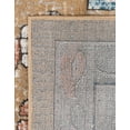 thumbnail image 7 of Unique Loom Nyla Collection Area Rug - Princess (4' Octagon Mustard Yellow/Dark Gray), 7 of 7