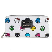 loungefly x hello sanrio circle zip wallet
