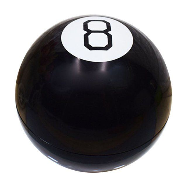 8 Retro Edition Fortune Telling With Floating Answers Novelty Toy Funny Gift Black 500ml