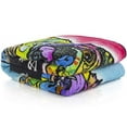 thumbnail image 4 of Dawhud Direct Dean Russo Love & Dog Squad 50""x60"" Fleece Blanket for Bed, 4 of 5