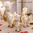 thumbnail image 3 of Merry Christmas Lovely Alpaca Doll Themed Christmas Tree Decorations Standing Scenes Ornaments New Year 2022 Navidad Kids Gift, 3 of 5