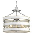 thumbnail image 5 of Gulliver 17 in 3-Light Semi-Flush or Hanging Light w/ Antique White Frame, 5 of 9
