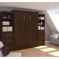 thumbnail image 1 of Bestar Pur Lit Escamotable Mural Format Grand de 115 Pouces avec 2 Unités de Rangement - Offert en 3 Couleurs, 1 of 4