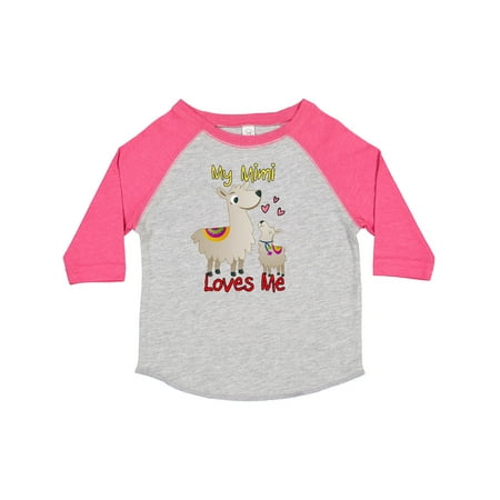 

Inktastic My Mimi Loves Me Llama Gift Toddler Boy or Toddler Girl T-Shirt