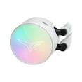 thumbnail image 2 of TEAMGROUP T-Force Siren GD360E AIO ARGB CPU Liquid Cooler 360mm, Compatible with AMD Ryzen AM5 / Intel LGA1700, All-in-One 4000 RPM Pump, Fan Speed 600-2000 RPM, White TB130602, 2 of 5