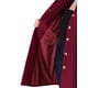 thumbnail image 5 of Abrigo largo de talla grande Agnes Orinda para mujer elegante invierno rojo 4X, 5 of 5