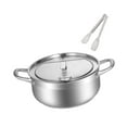 thumbnail image 1 of Lipstore Deep Fryer Pot Frying Chicken Pot Kitchen Gadget Japanese Deep Frying Frying Pan 24cm, 1 of 8