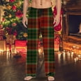 thumbnail image 2 of Hfolob Pants For Men Christmas Mens Casual Pants Pajama Pants With Drawstring Pockets Outdoor Pants, 2 of 4