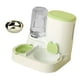 thumbnail image 1 of Comedero automático para gatos y dispensador de agua, comedero automático para mascotas, cuenco para perros, alimento para mascotas verde, 1 of 8