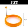 thumbnail image 2 of Silicone Egg Ring,Pancake Breakfast Sandwiches,Omelets and Nonstick Mold Ring Round(4-pack), 2 of 6