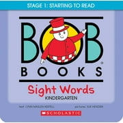 LYNN MASLEN KERTELL Bob Books: Bob Books - Sight Words Kindergarten Box Set Phonics, Ages 4 and Up, Kindergarten, Flashcards (Stage 2: Emerging Reader) (Other)