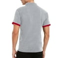 thumbnail image 3 of HAOMEILI Mens Short Sleeve Polo Shirts Casual Slim Fit Basic Designed Cotton Shirts, 3 of 7
