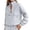 Light Gray, variant on Women's Long Sleeve Half Zip Pullover Sweatshirt Casual Athletic Top Fashion Workout Shirt For Fall Winter Comfort Bohemian Hoodies Women